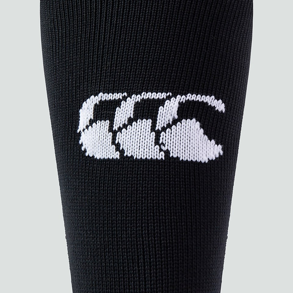 ADULT UNISEX TEAM CAP SOCKS BLACK/WHITE
