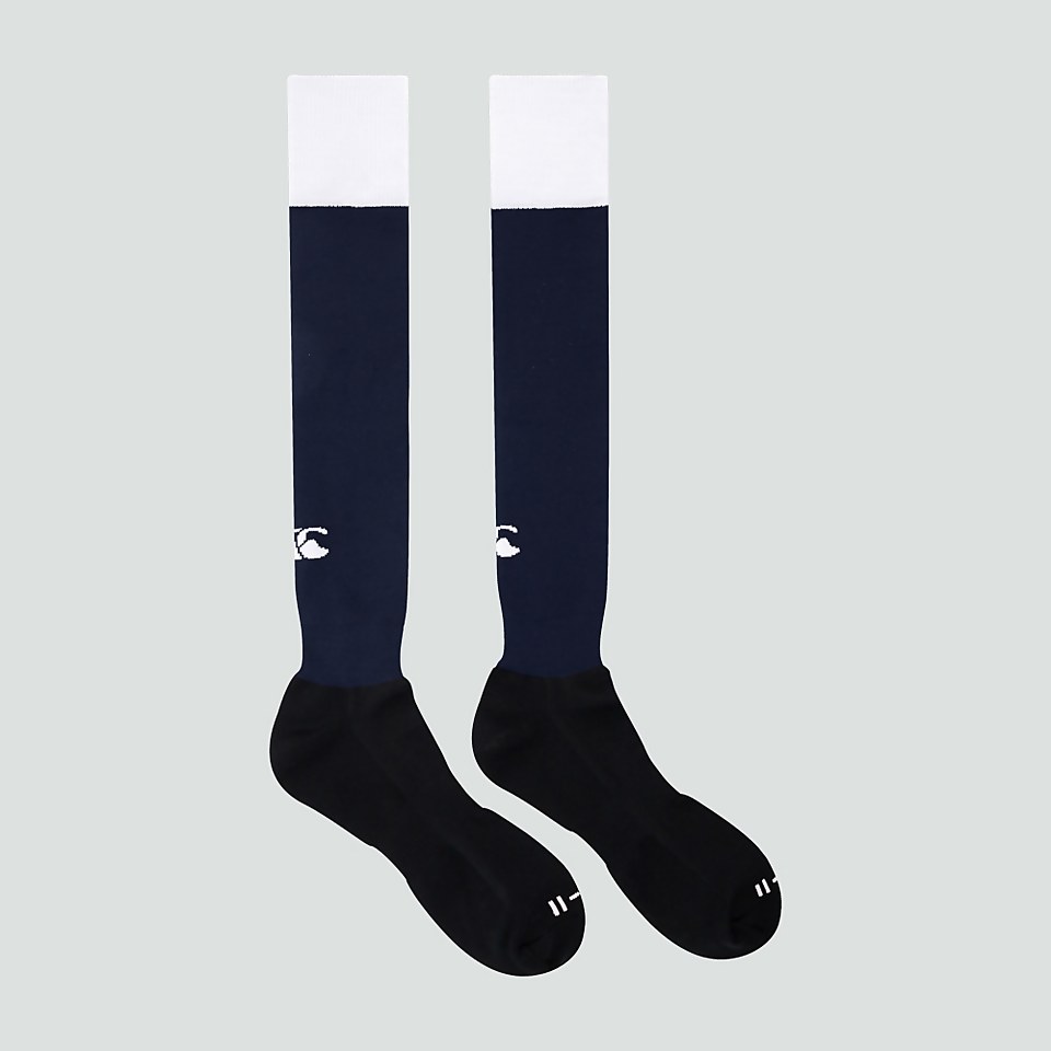 ADULT UNISEX TEAM CAP SOCKS NAVY/WHITE