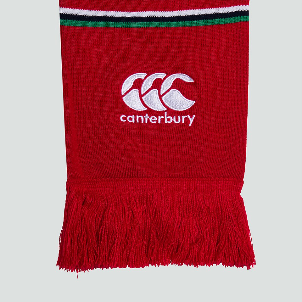 ADULT UNISEX BRITISH & IRISH LIONS SUPPORTERS SCARF RED