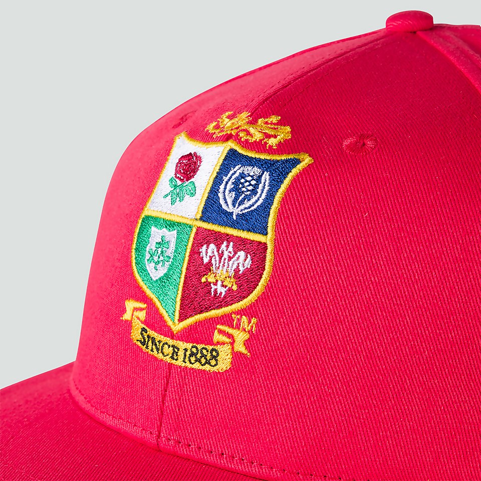 ADULT UNISEX BRITISH & IRISH LIONS SNAPBACK CAP RED