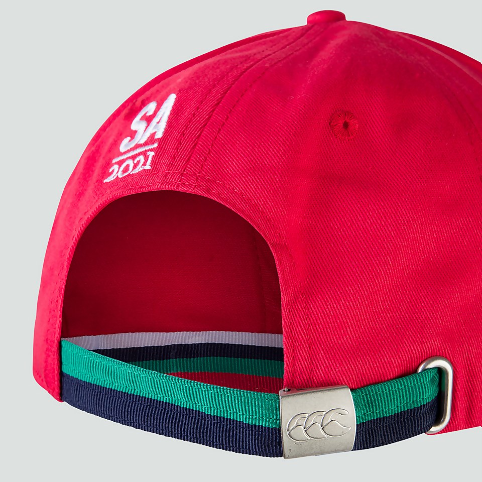 ADULT UNISEX BRITISH & IRISH LIONS COTTON DRILL CAP RED