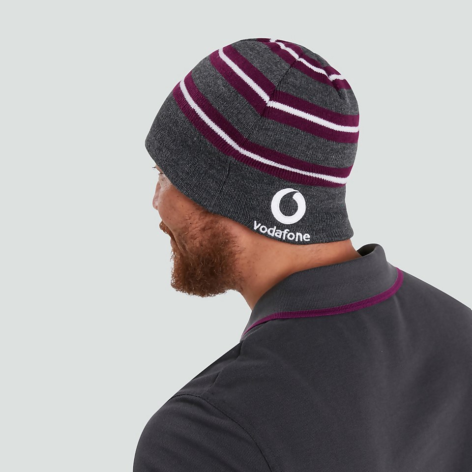 ADULT UNISEX IRELAND FLEECE BEANIE GREY