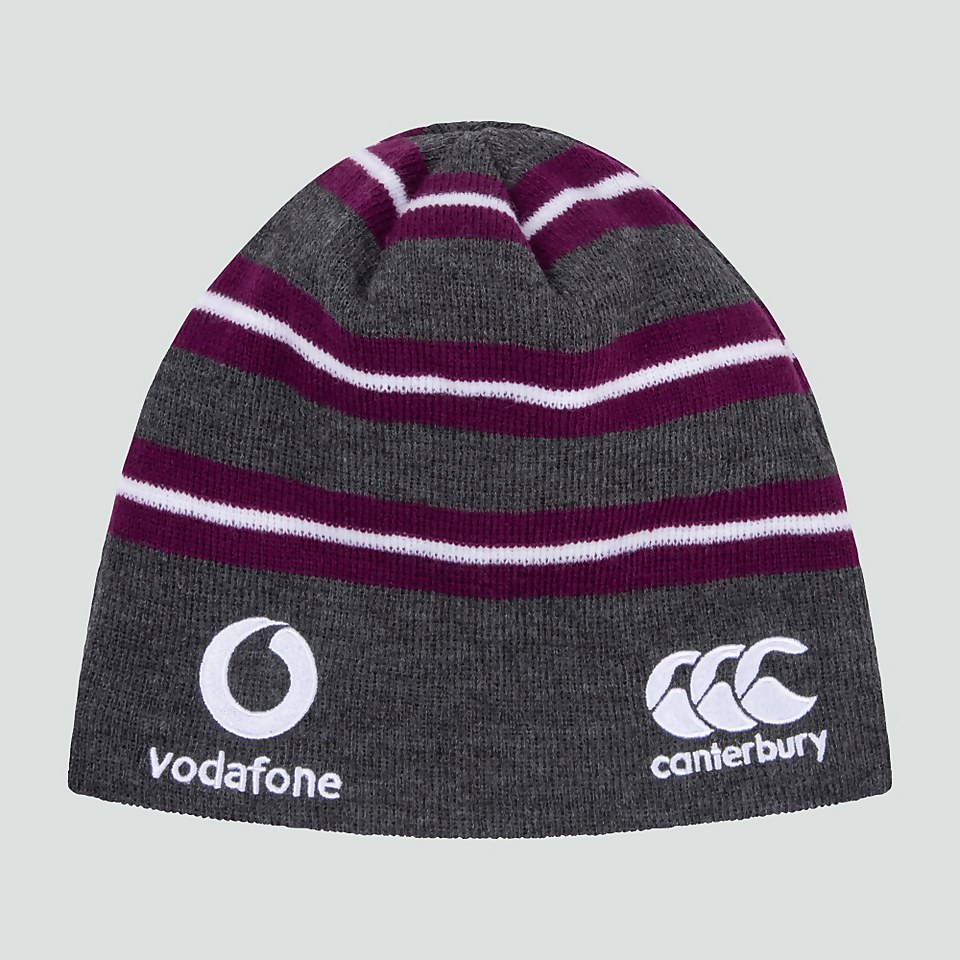 ADULT UNISEX IRELAND FLEECE BEANIE GREY