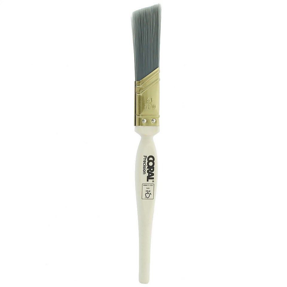 Coral Precision 0.75 inch Angled Paint Brush for Windows & Mouldings