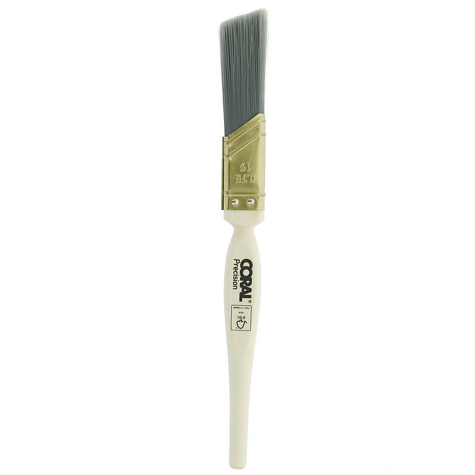Coral Precision 0.75 inch Angled Paint Brush for Windows & Mouldings