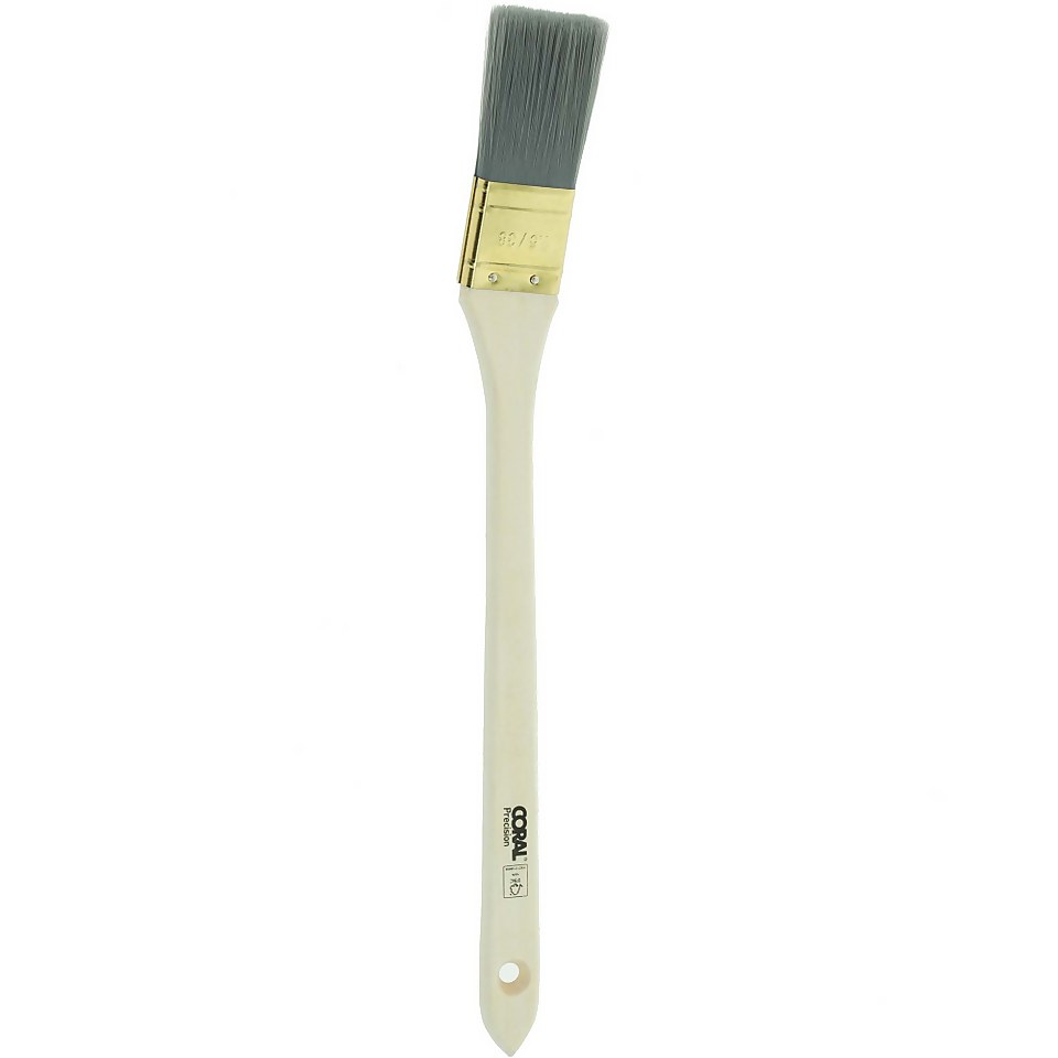 Coral Precision 1.5 inch Long Paint Brush for Radiators & Hard-to-Reach Spaces