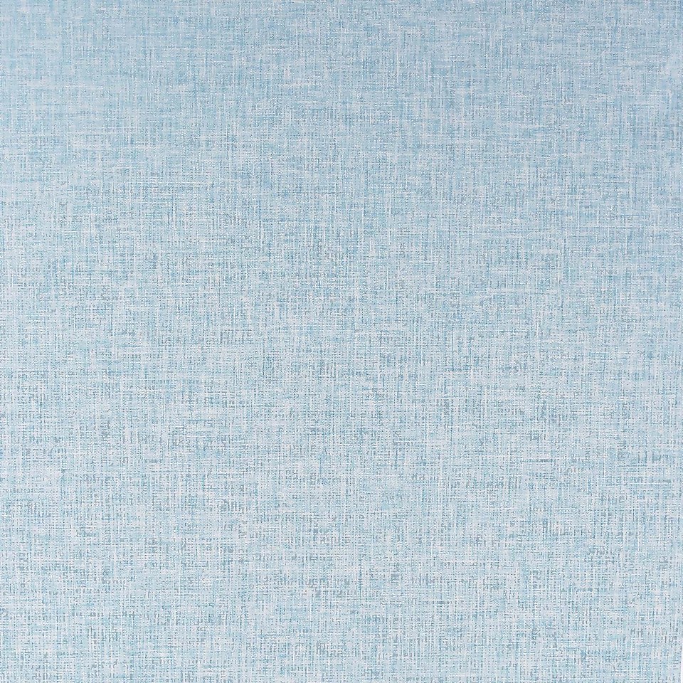 Arthouse Linen Texture Plain Textured Vintage Blue Wallpaper Large