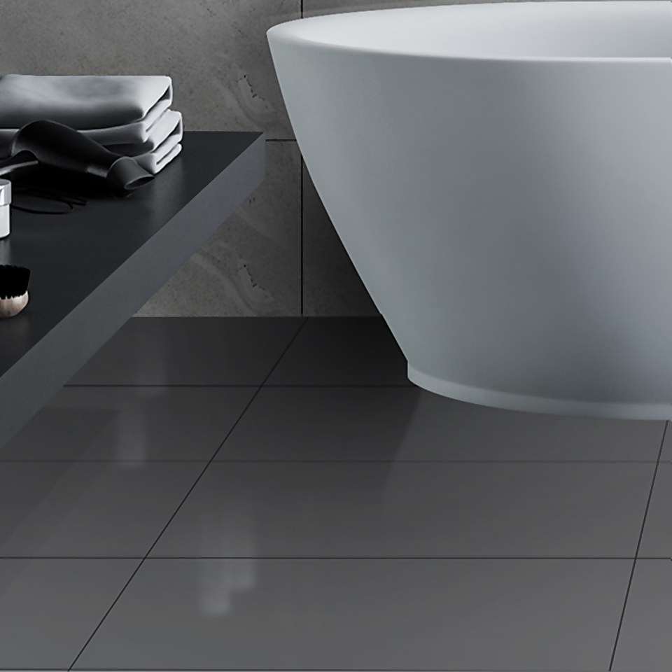Extreme Grey Porcelain Wall & Floor Tiles 295 x 600mm - 0.9sqm Pack