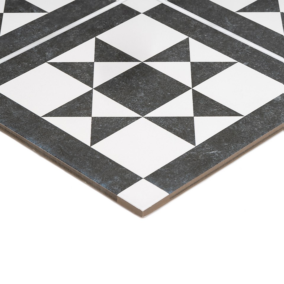 House Beautiful Cube Boho Pre-scored Porcelain Wall & Floor Tile 450 x 450mm - 1.42 sqm Pack