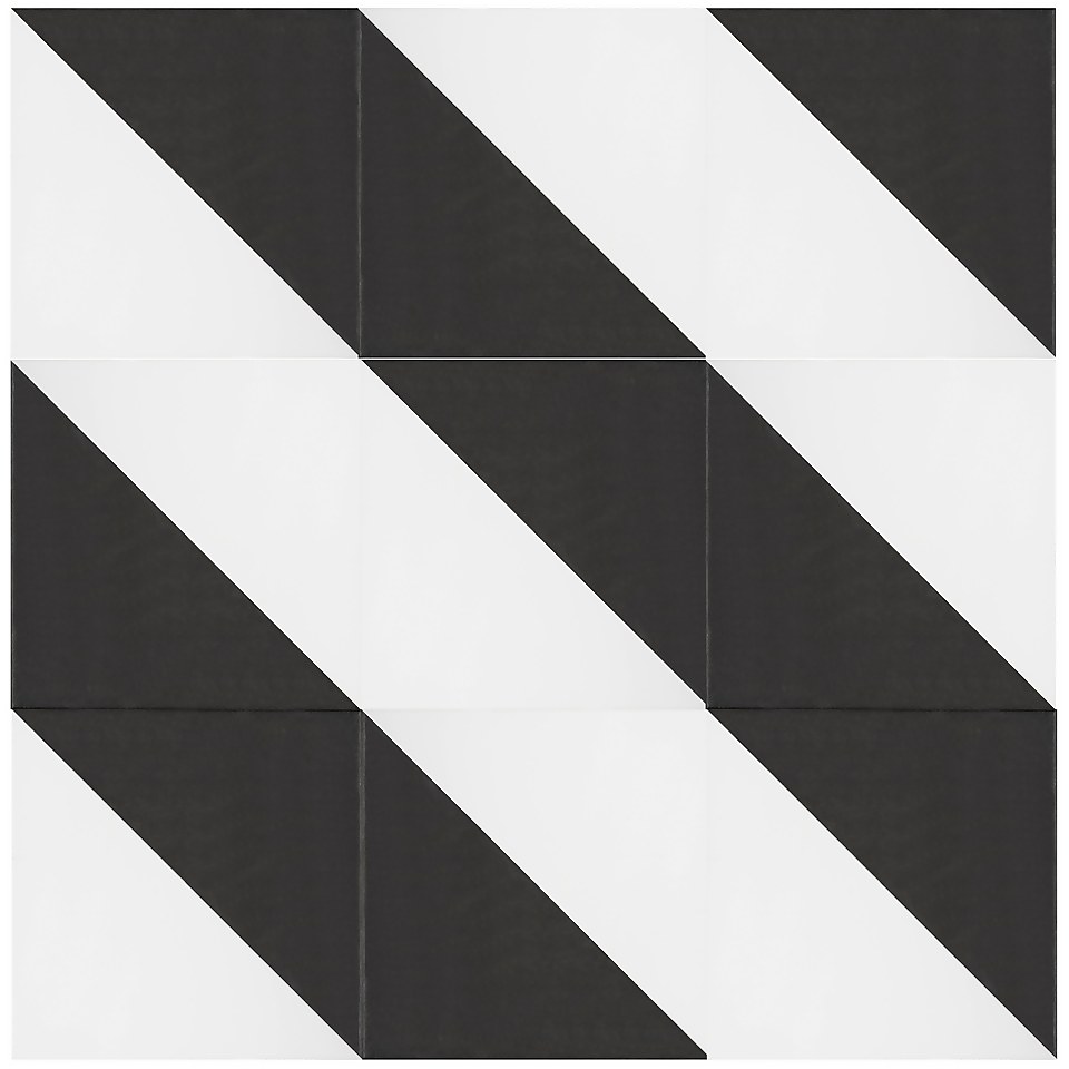 House Beautiful Cube Mono Porcelain Wall & Floor Tile 200 x 200mm - 0.52 sqm Pack