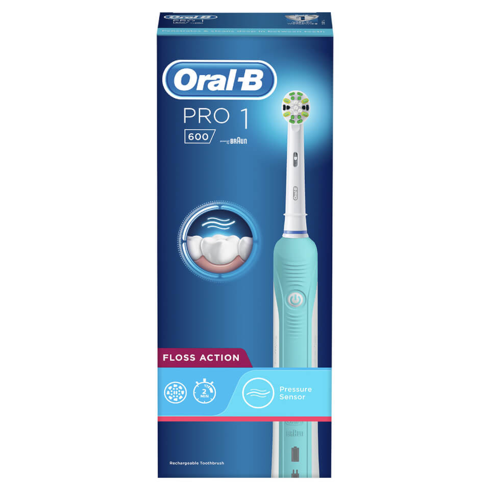 Oral B Pro 1 600 Electric Toothbrush - Turquoise