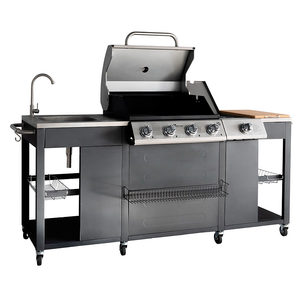 Fervor 4 Burner BBQ Kitchen