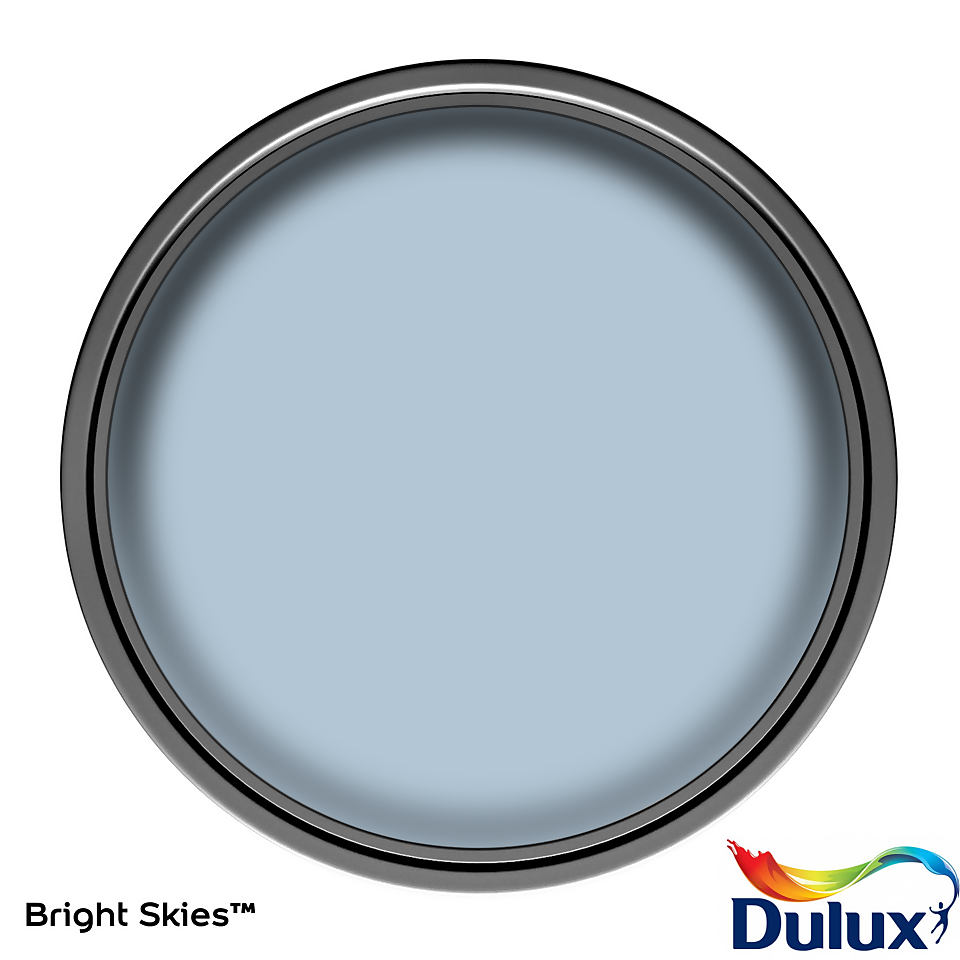 Dulux Walls & Ceilings Silk Emulsion Paint Bright Skies - 2.5L