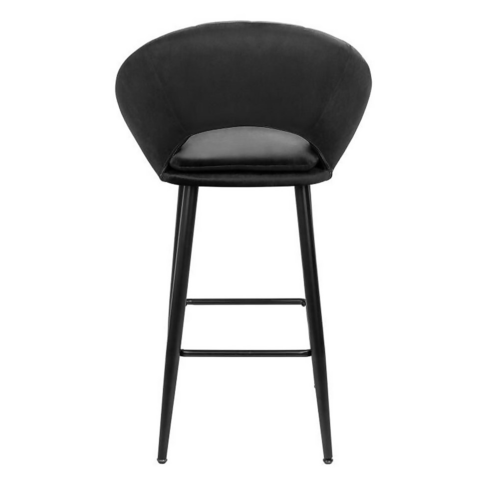 Margot Bar Stool Black Homebase