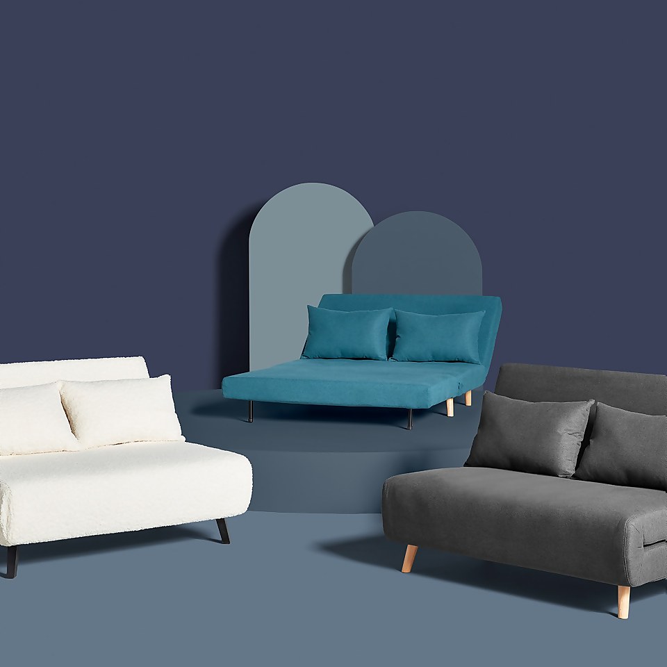 Freya Folding Sofa Bed Peacock Homebase
