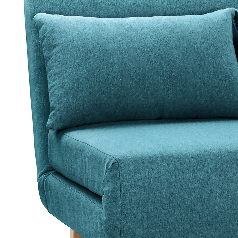 Freya Folding Sofa Bed Peacock Homebase