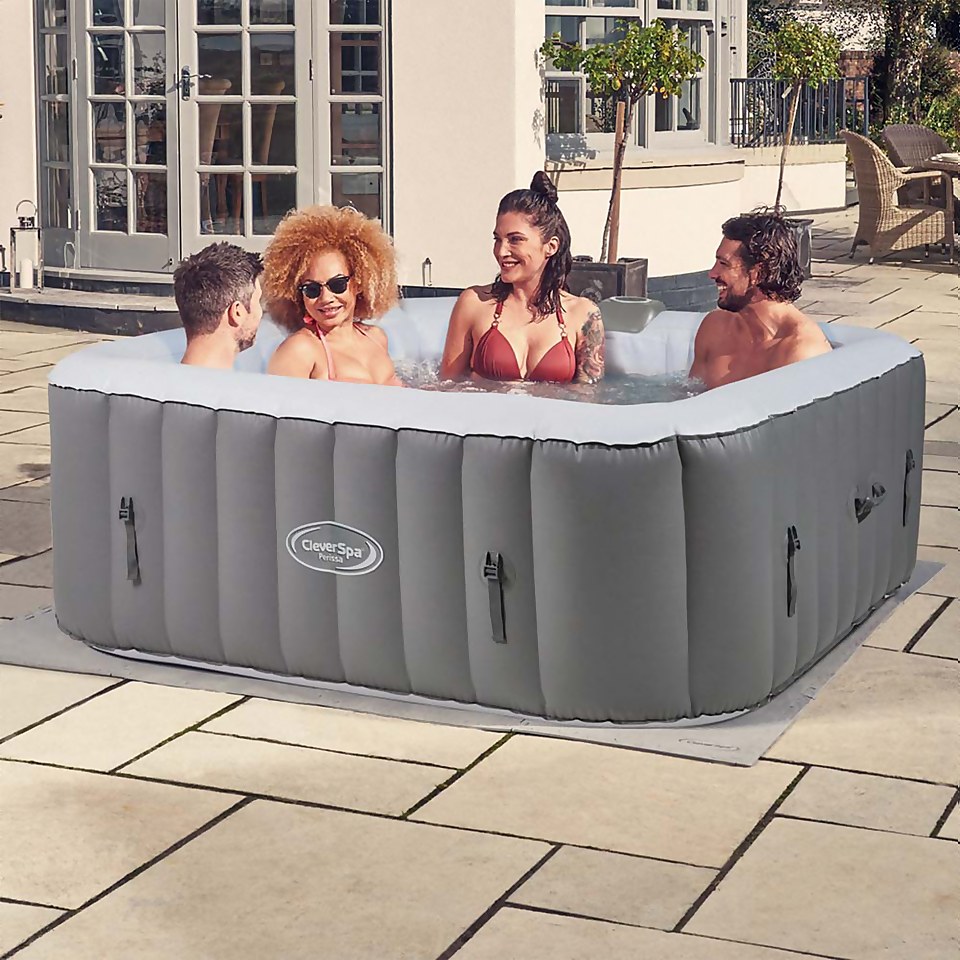 CleverSpa Universal Hot Tub Floor Protector - 4 & 6 Person Square
