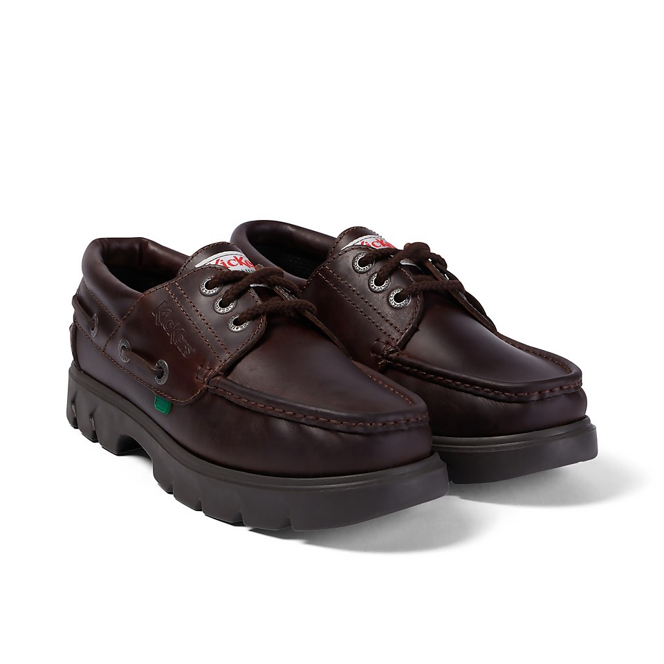 Men's Lennon boatshoe Leather Brown