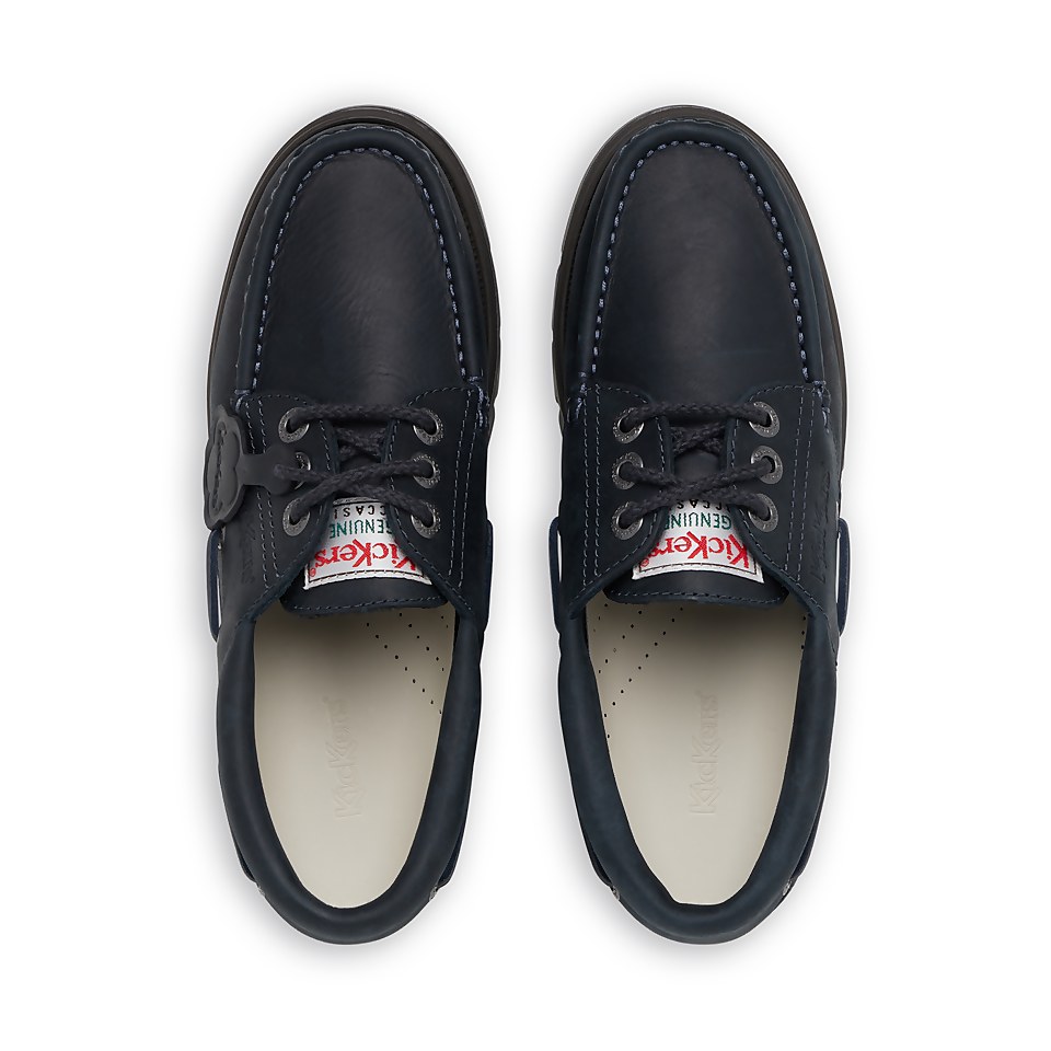 Men's Lennon boatshoe Leather Dark Blue