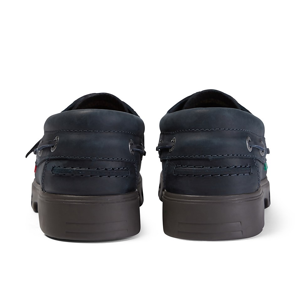 Men's Lennon boatshoe Leather Dark Blue