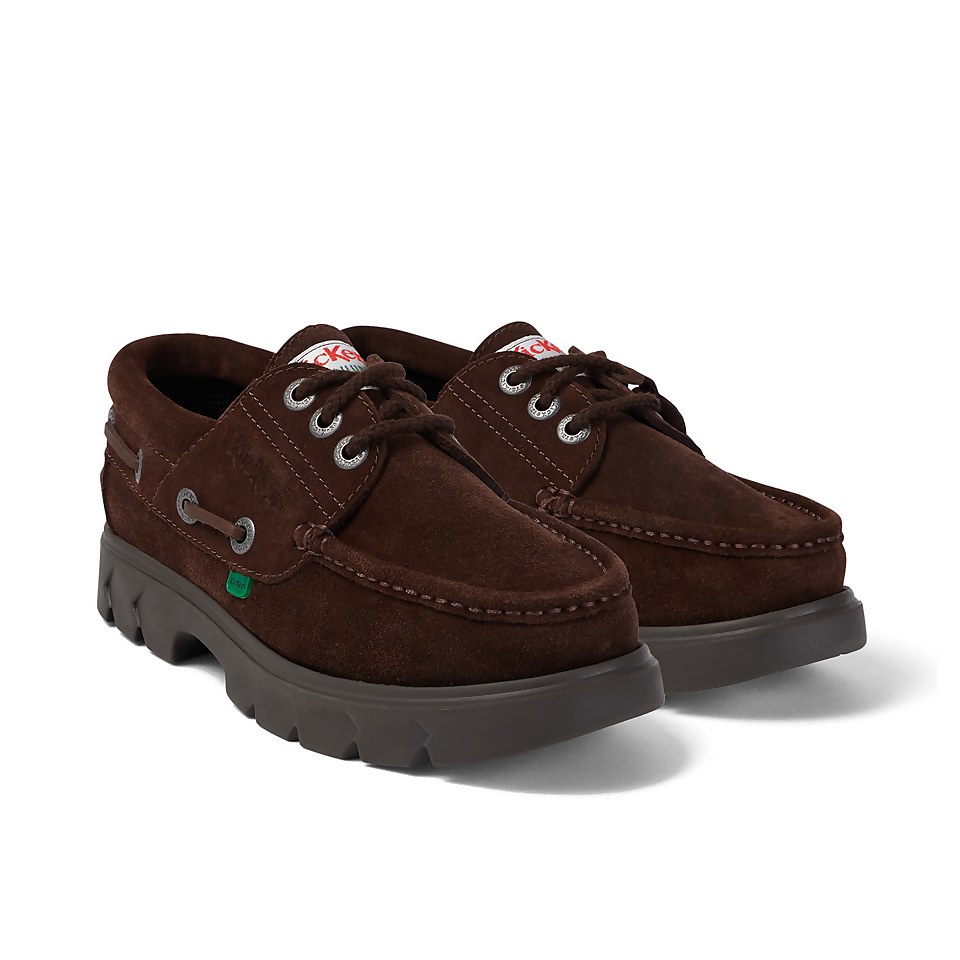 Adult Unisex Lennon Boatshoe Sued Brown