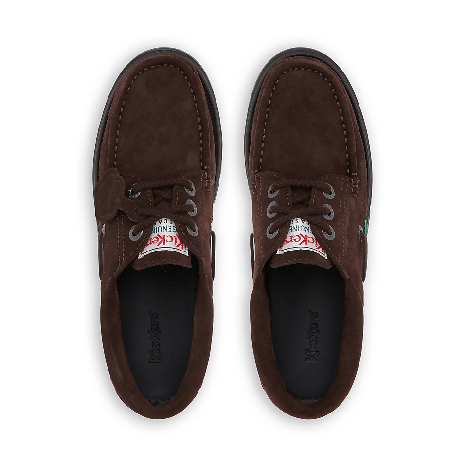 Adult Unisex Lennon Boatshoe Sued Brown