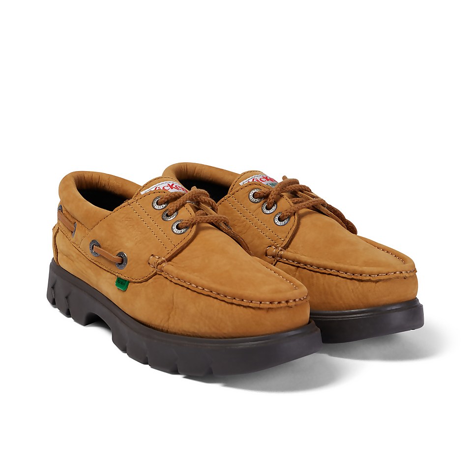 Adult Unisex Lennon Boatshoe Nubuck Tan