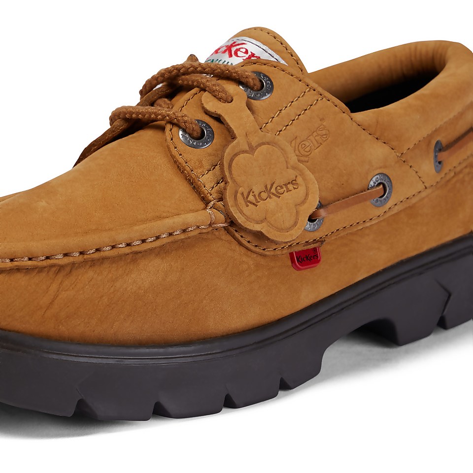 Adult Unisex Lennon Boatshoe Nubuck Tan