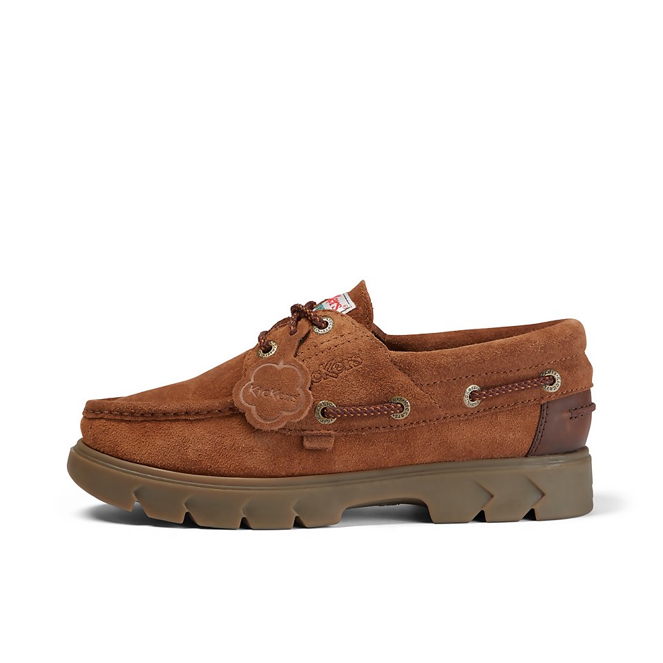 Adult Unisex Lennon Boatshoe Sued Tan