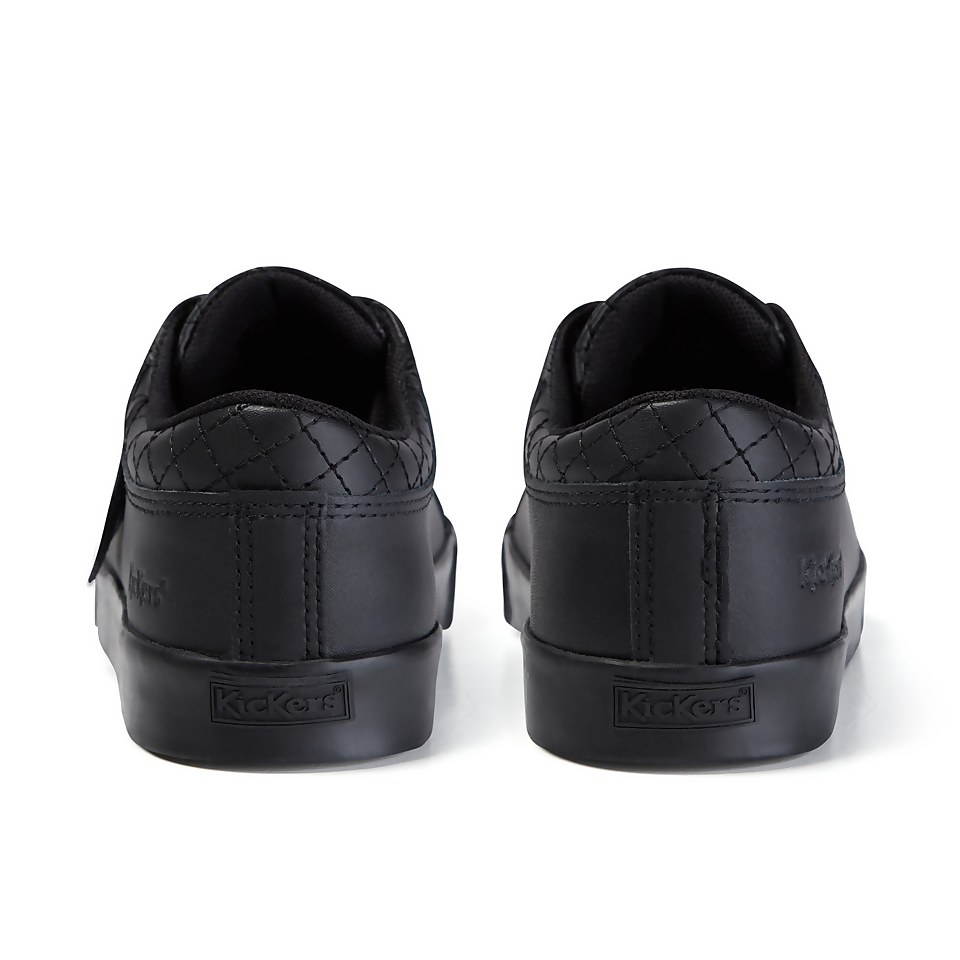Youth Womens Tovni Quilt Leather Black