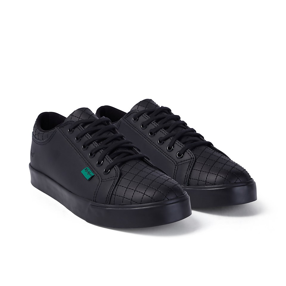 Youth Womens Tovni Quilt Leather Black