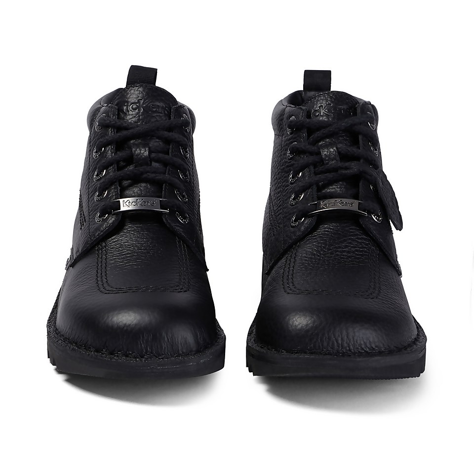 Adult Unisex Kick Hi Tumbled Leather Black