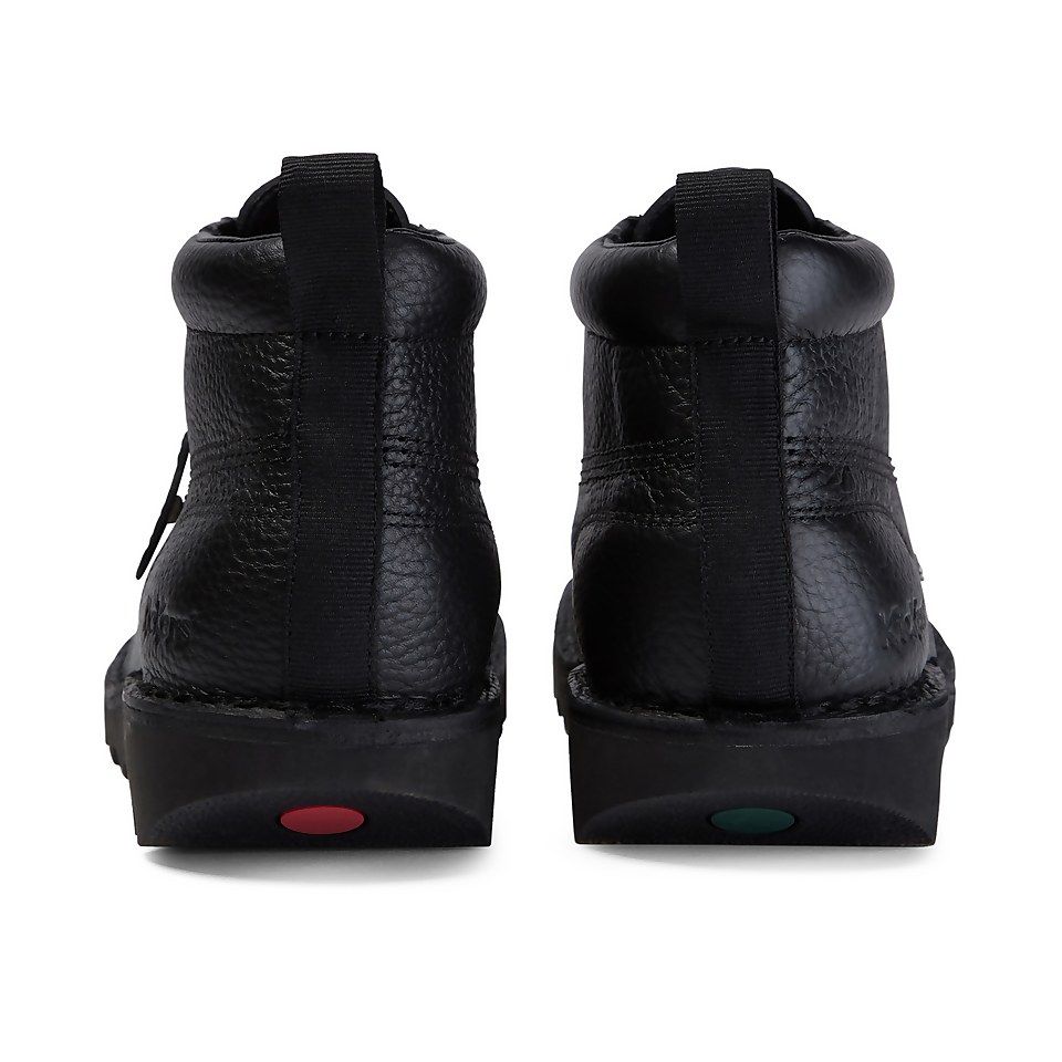 Adult Unisex Kick Hi Tumbled Leather Black
