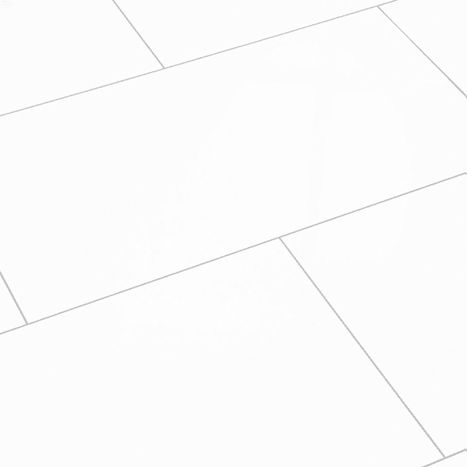 Falquon Flooring High Gloss 4V Tile 8mm White Laminate Flooring