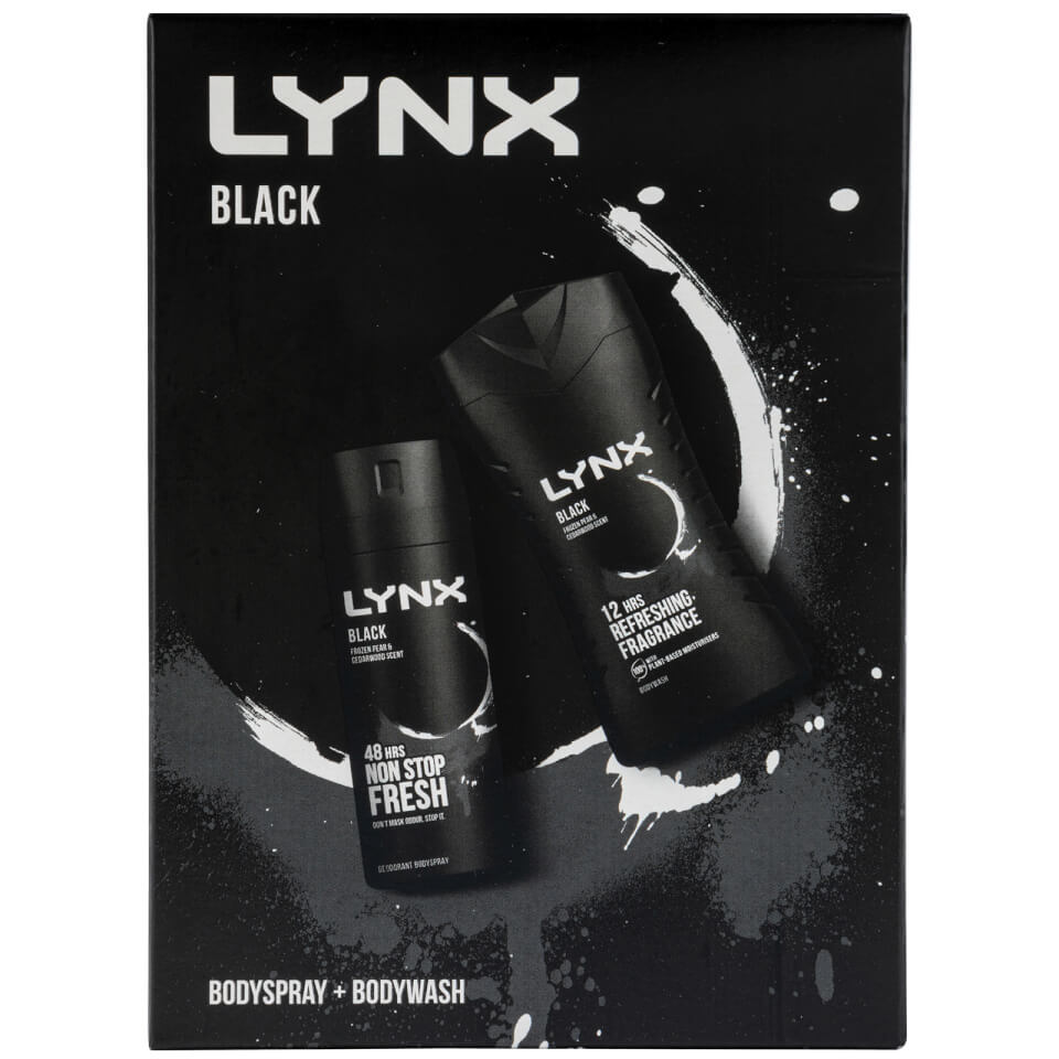 Lynx Black Duo Gift Set for Men 2 Piece