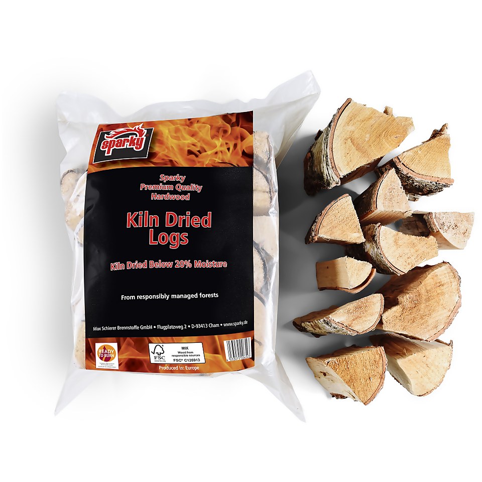 Sparky Kiln Dried Birch Logs Large Bag