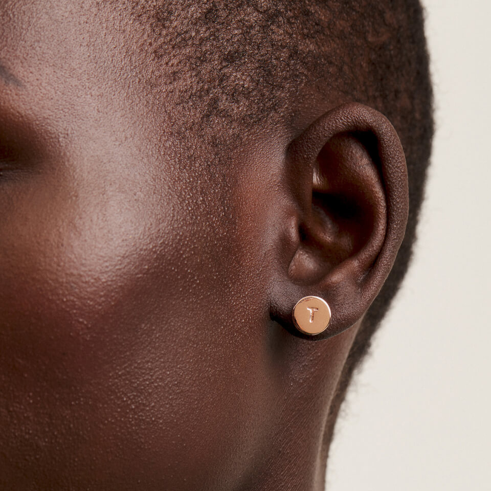 Ted Baker Women's Seesah: Sparkle Dot Stud Earring - Rose Gold, Clear