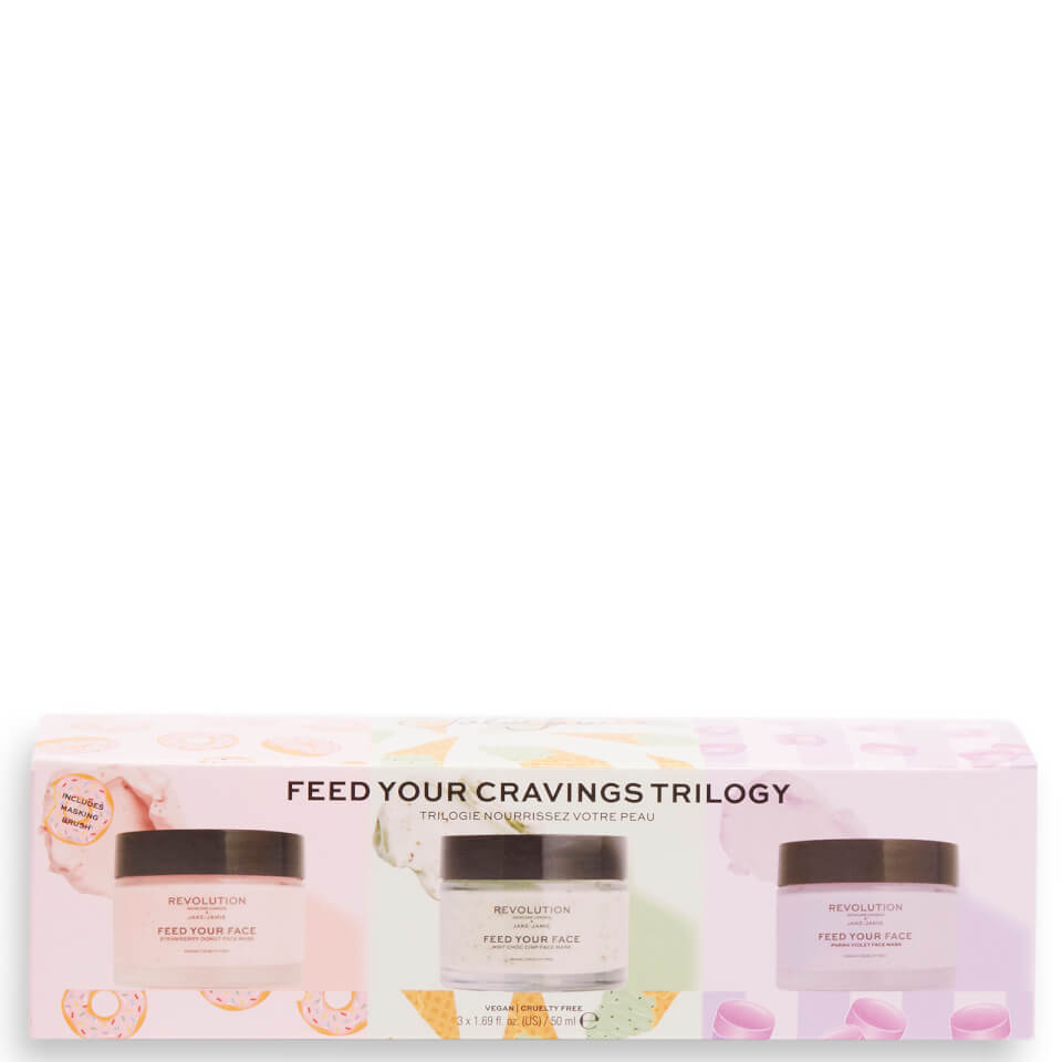 Revolution Skincare X Jake Jamie Feed your Cravings Face Mask Collection