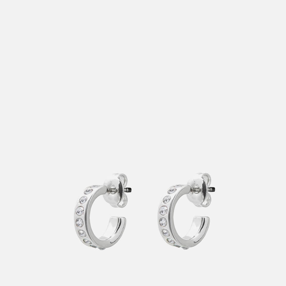 Ted Baker Women's Seeni Mini Hoop Huggie Earring - Silver/Crystal