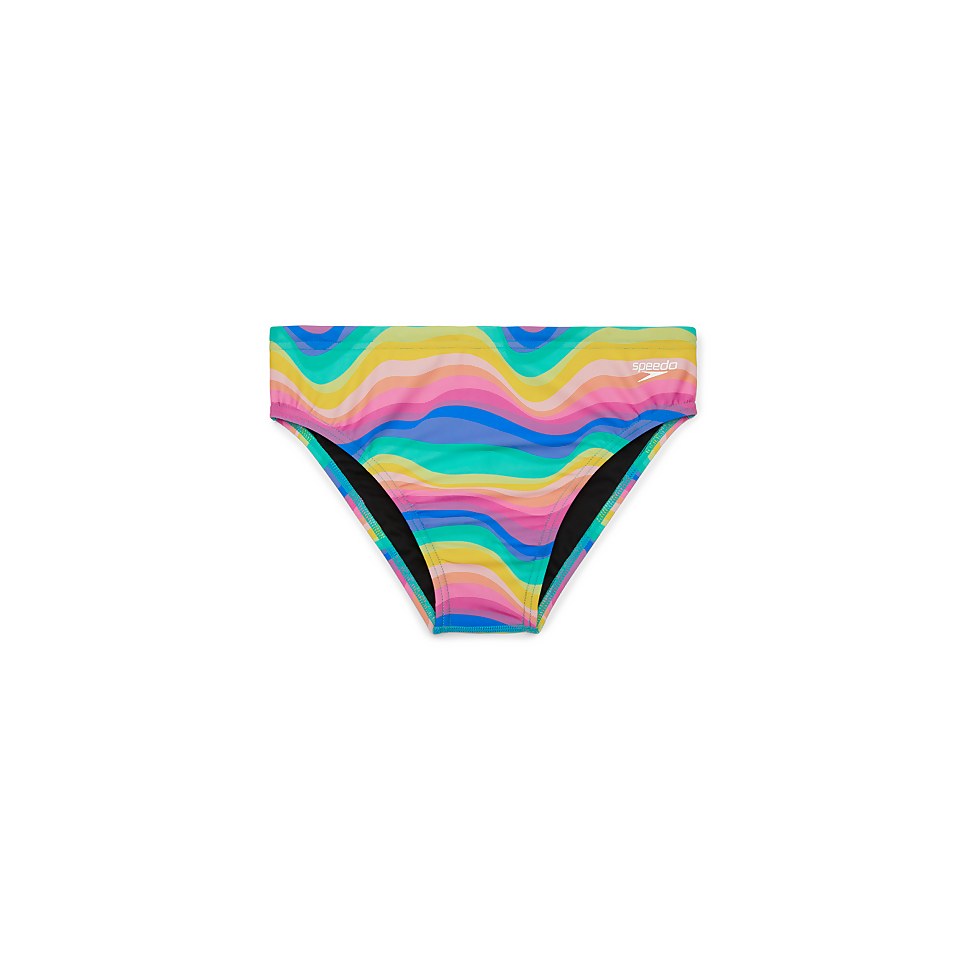 Men's Printed One Brief Green