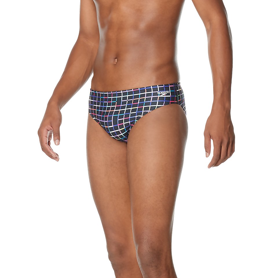 Men's Printed One Brief Navy/Blue