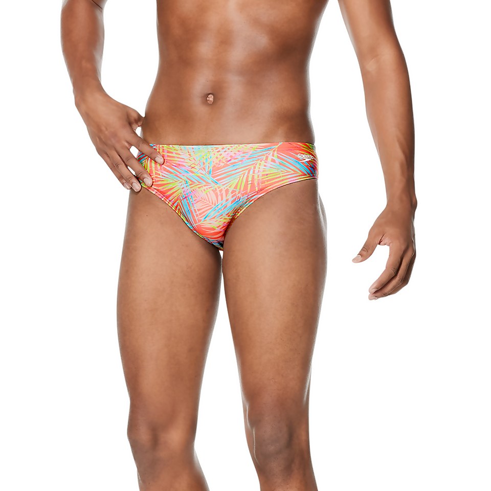 Men's Printed One Brief Pink