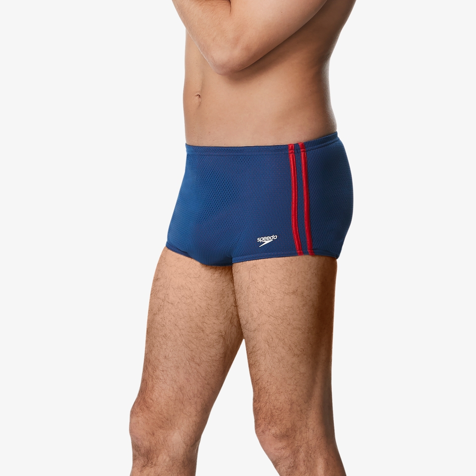 Men's Poly Mesh Square Leg Training Suit Navy