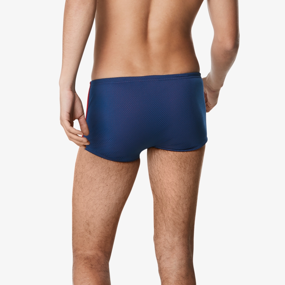 Men's Poly Mesh Square Leg Training Suit Navy