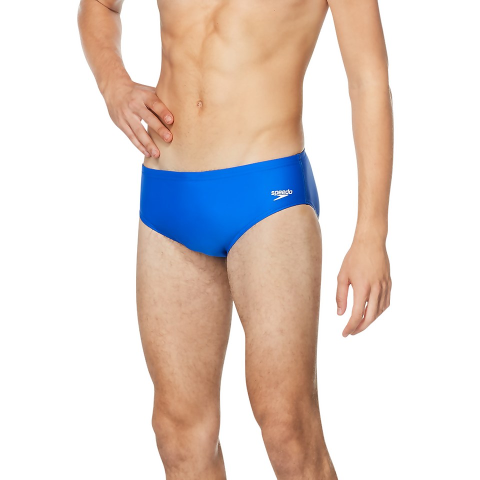 Men's Powerflex Solid Brief Blue