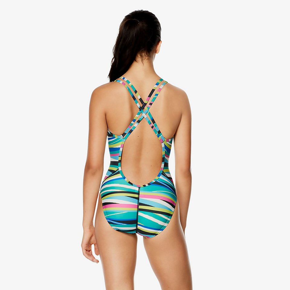 Printed Volt Back One Piece