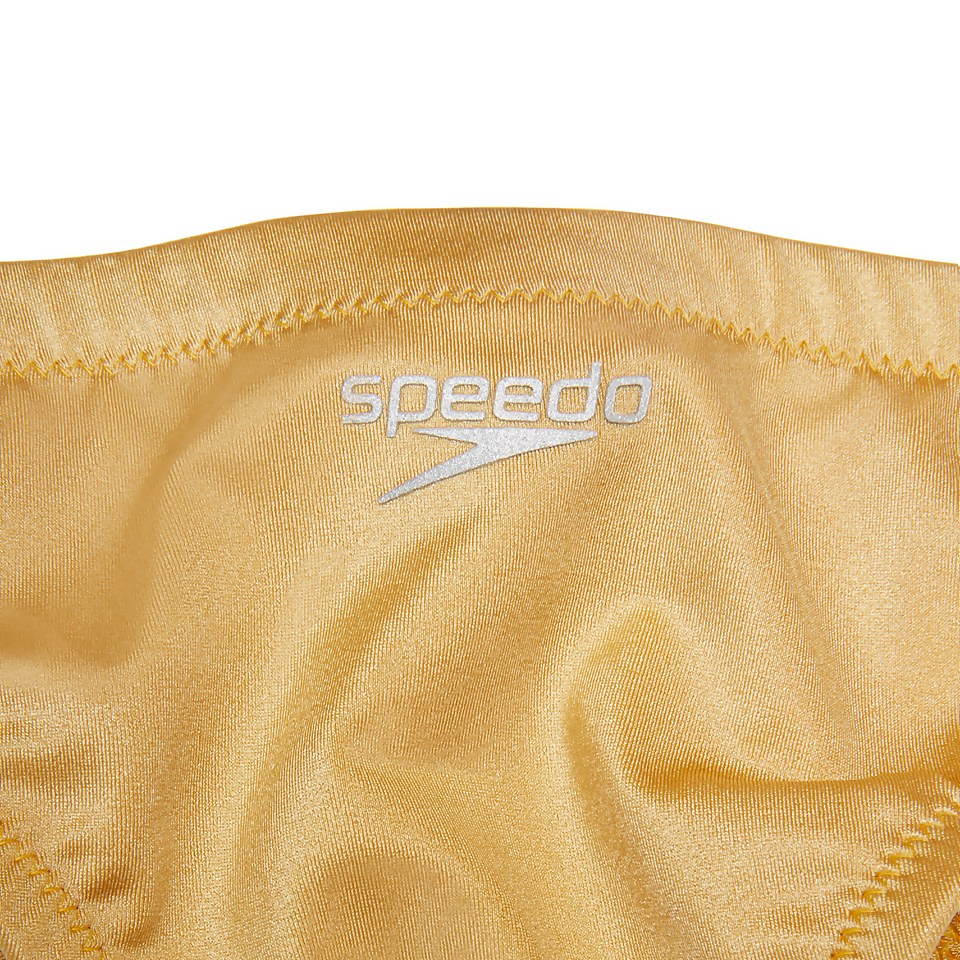 Women's Solid Cheeky Hipster Bikini Bottom Yellow