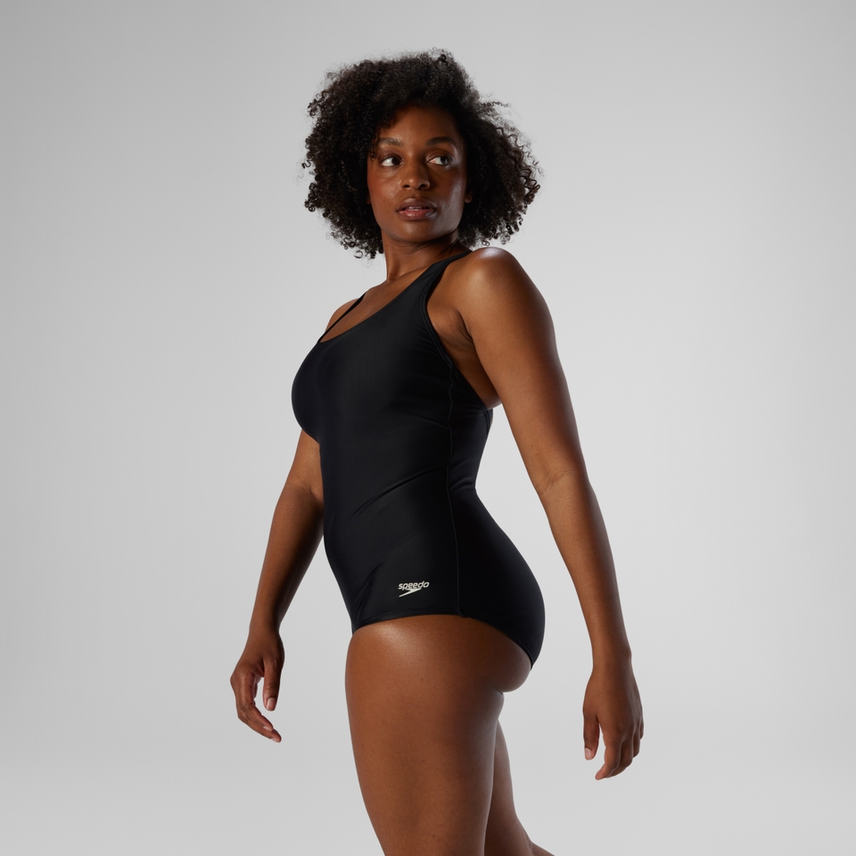 Women's Moderate Ultraback Long One Piece Black