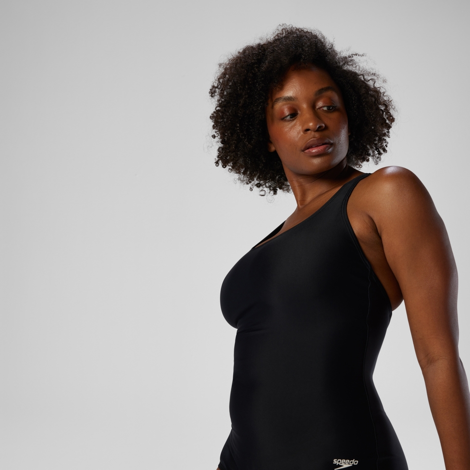 Women's Moderate Ultraback Long One Piece Black
