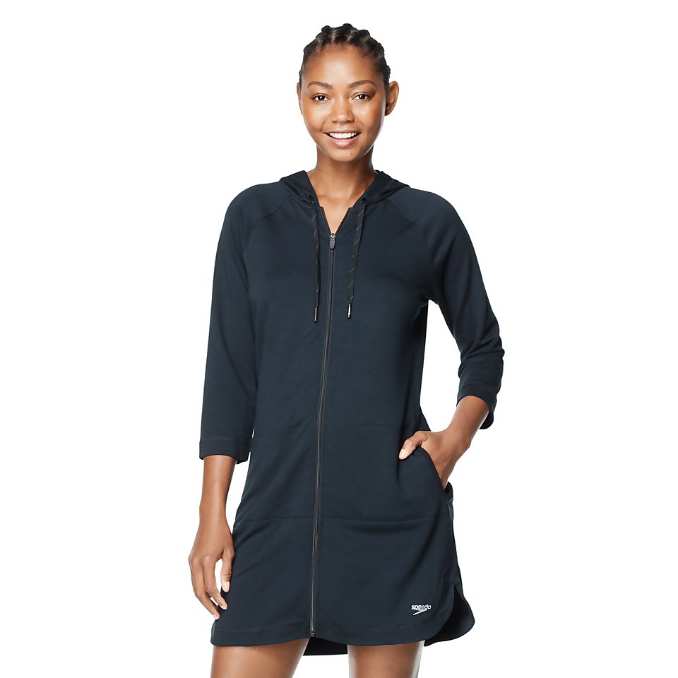 Women's Aquatic Fitness Robe Black